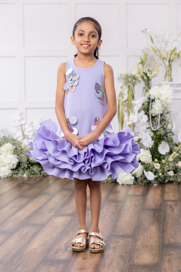 Lavender Twirl Dress