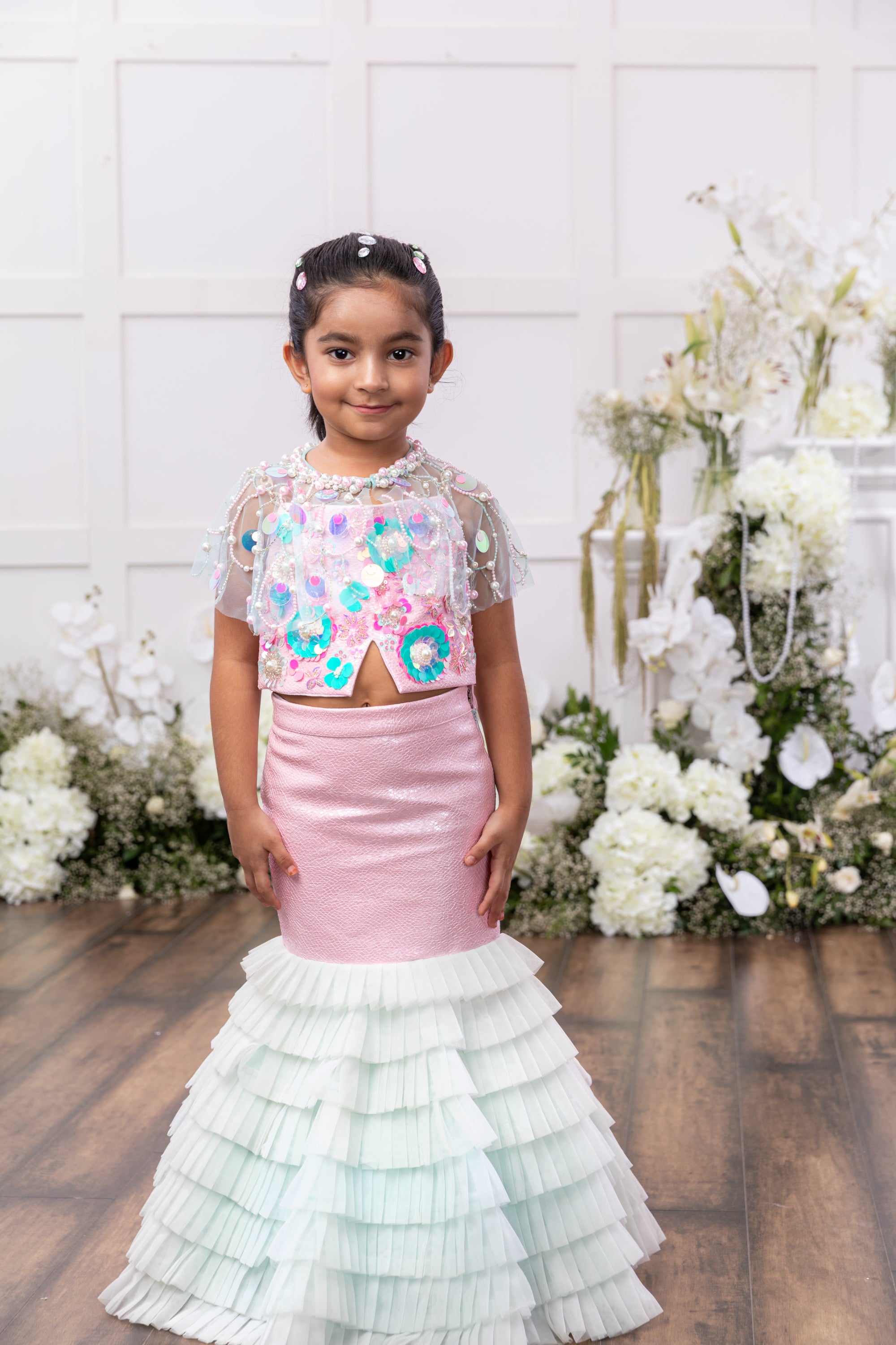 Rippleen Top And Skirt