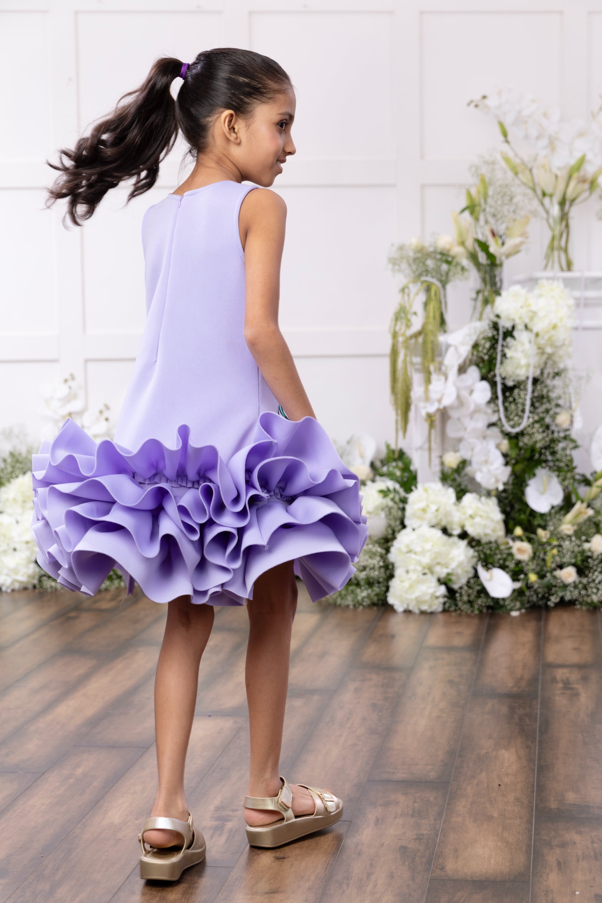 Lavender Twirl Dress